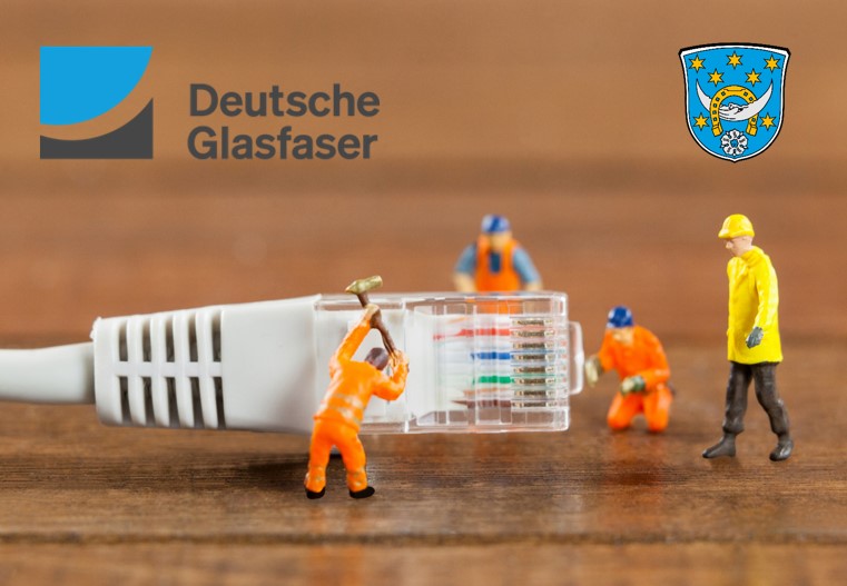 Glasfasermännchen freepik Deutsche Glasfaser Gemeinde Roßdorf